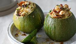 Gevulde courgettes met feta