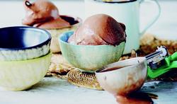 Chocolade sorbet